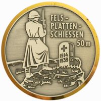 Schützenmedaille Militär Felsplattenschiessen Leimental