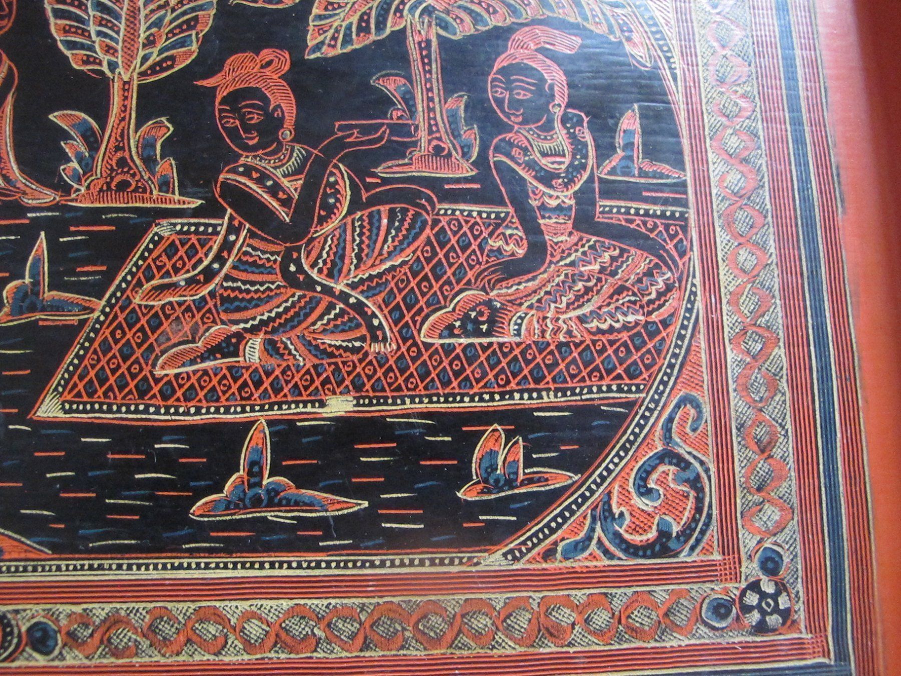 Piatti di portata: altes Vintage Tablet aus Holz – Usato da Löhningen venduto da Chimae67 7