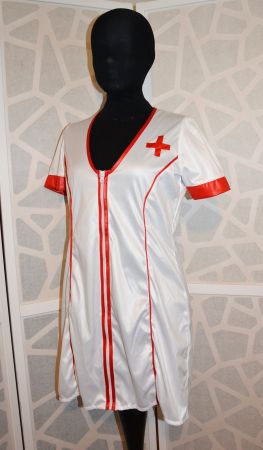 Krankenschwester Gr. 36/38 sexy Kostüm Party-Kleid