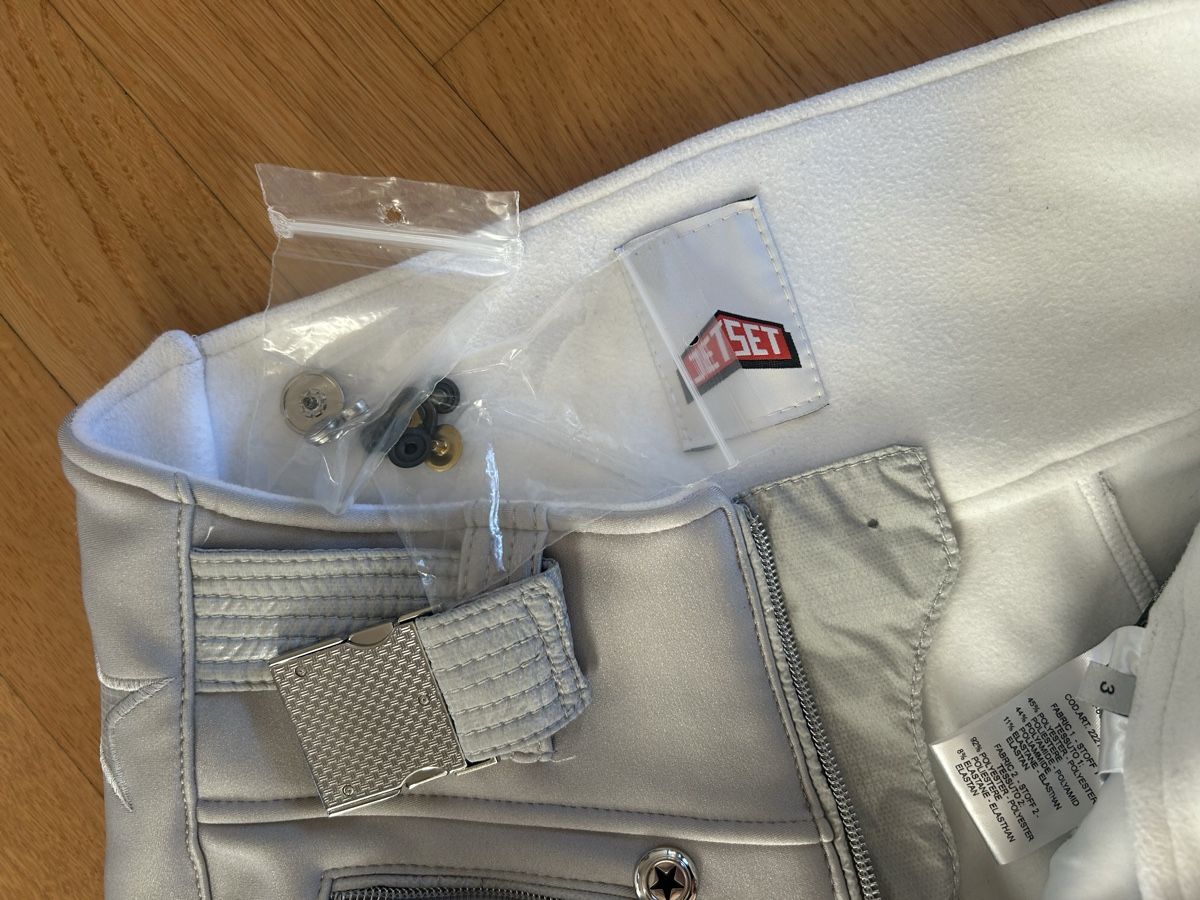 Jet Set Pantaloni: Jetset Skihose silber  – Usato da Zürich venduto da nin11111 4