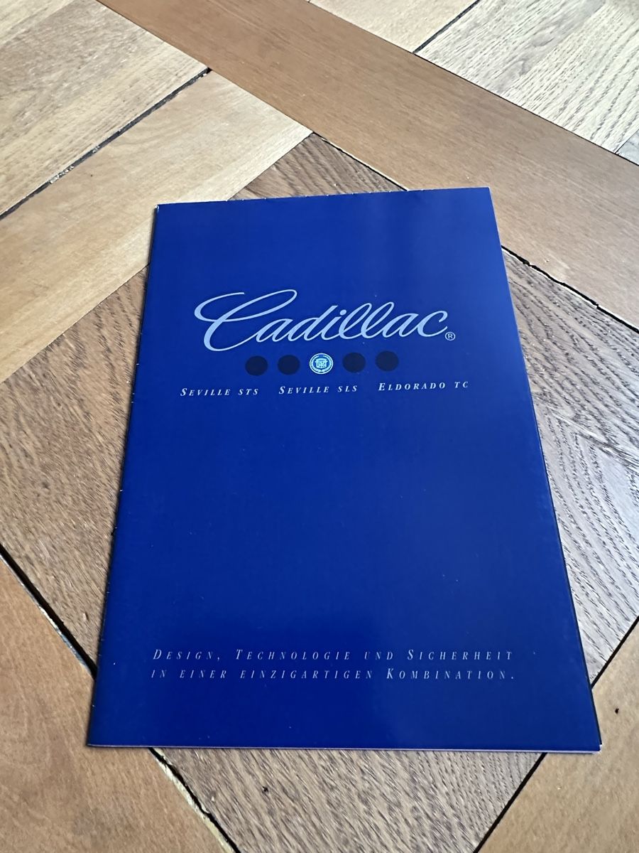 Cadillac Documenti: Prospekt Cadillac Seville und Eldorado – Usato da Bern venduto da 3636-agb