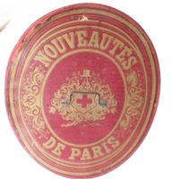 edle alte Hutschachtel um 1940 Paris