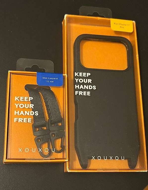 Cover & Protezioni schermo: Xouxou iPhone 17 Pro Case/Hülle mit Lanyard – Usato da Zürich venduto da Rfananas