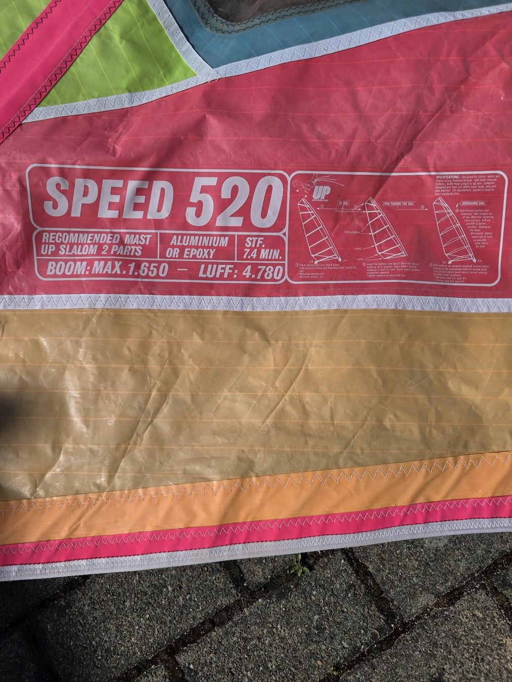Surfen: Surf Segel 5.2 m2 – Gebraucht aus Möriken AG von Flamingo73 1