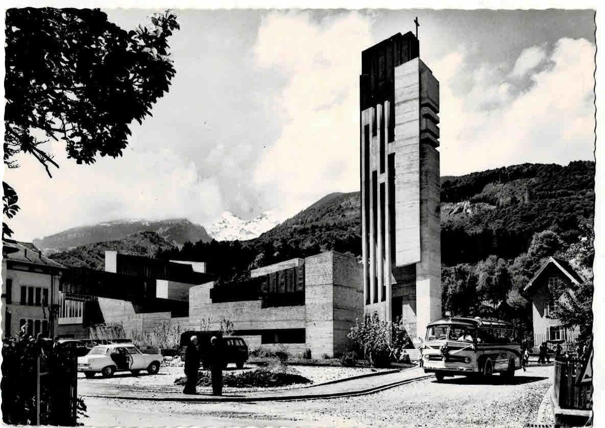 Cartes postales: Buchs mit Hochzeitsbuss und Kirche – D'occasion à Sulz AG par Oberdanne8