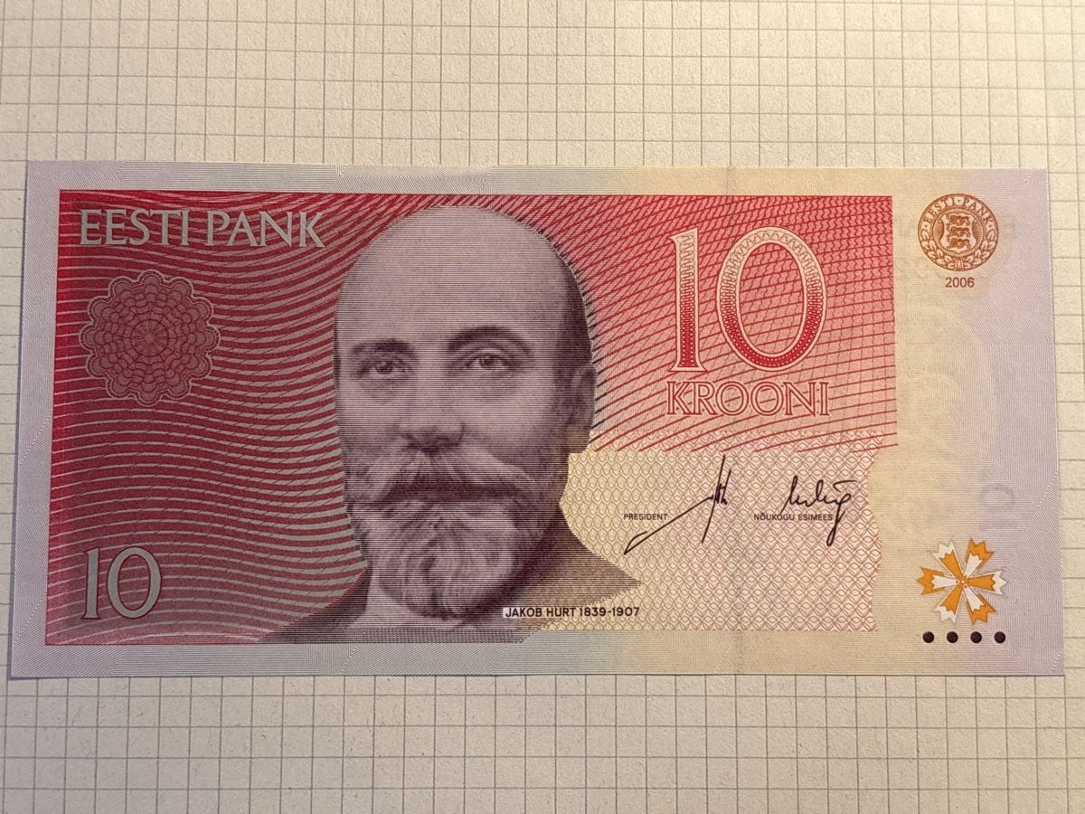 Banconote: Estland 10 Krooni Banknote, 2006, unc – Nuovo (secondo la descrizione) da Möhlin venduto da Don_Papa