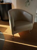 Couchsessel Echtleder beige