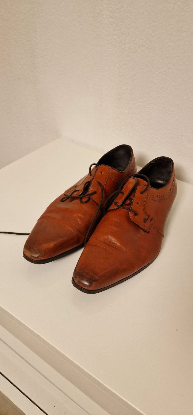 Avant Premiere Scarpe da uomo: Herrenschuhe, braunes Leder – Usato da Zürich venduto da Abrar123