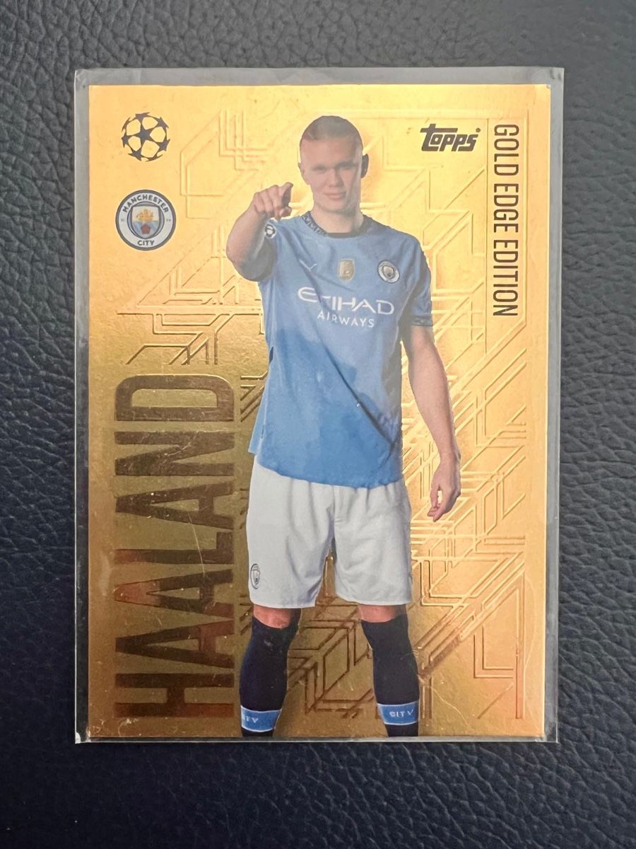 Topps Carte collezionabili: Erling Haaland Topps Gold Edge Edition – Nuovo (secondo la descrizione) da Thayngen venduto da sop_2xnz
