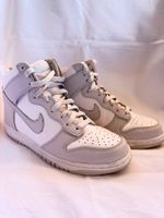 Nike Dunk High weiss/grau, Gr. 38.5