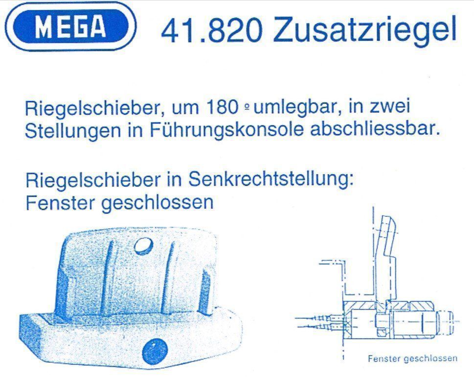 Mega Ferramenta: Einbruchschutz MEGA Zusatzriegel Fenster – Nuovo e nell'imballaggio originale da Uster venduto da Chinchy