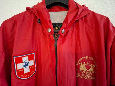 🏇Veste Coupe-Vent Vintage La Martina Polo–Veste Officielle