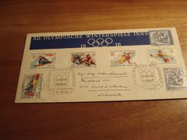 Österreich Sonderbrief 1976, Olympische Winterspiele Innsbru