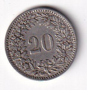 Tutti le monete: Schweiz 20 Rappen 1883 – Usato da Neuchâtel venduto da karlpierrino 1