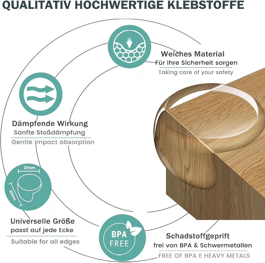 Dekobänder: Kantenschutz Baby, transparent, 12 Stück – Neu (gemäss Beschreibung) aus Brittnau von Disregoo_Peyer 2