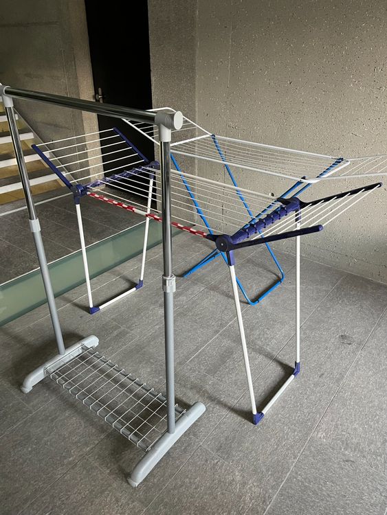 Platzsparender Wäscheständer - Faltbar & Mit Netz Für Schonendes Trocknen