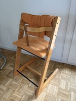 Kinderhochstuhl Holz orange gute Zustand