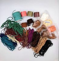 Lederimitat Baumwollbänder Set 1