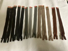 LOT RIRI REISSVERSCHLÜSSE 13 STK. ALLE 20 CM. NEU