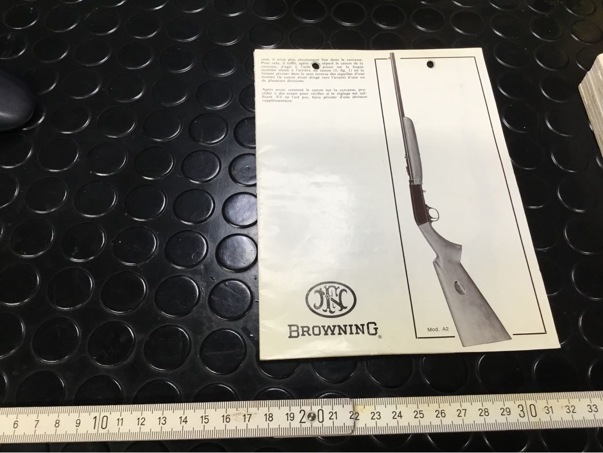 Libri: WAFFEN ANLEITUNG BROWNING A2. A3 – Usato da Cama venduto da anto_a