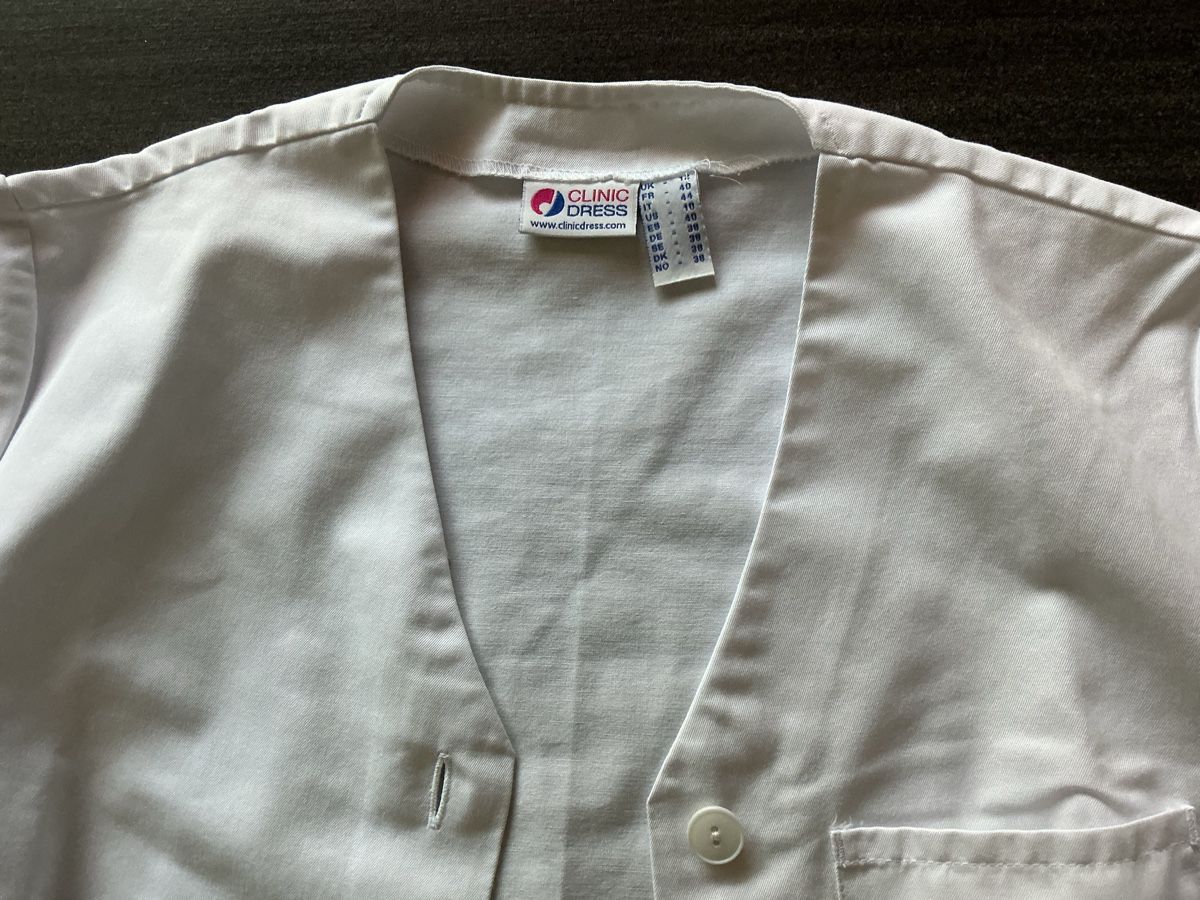 Camicette: Chemise de travail blanche  – Usato da Martigny venduto da Maxou74 1