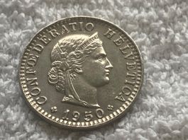 20 centimes/rappen 1950