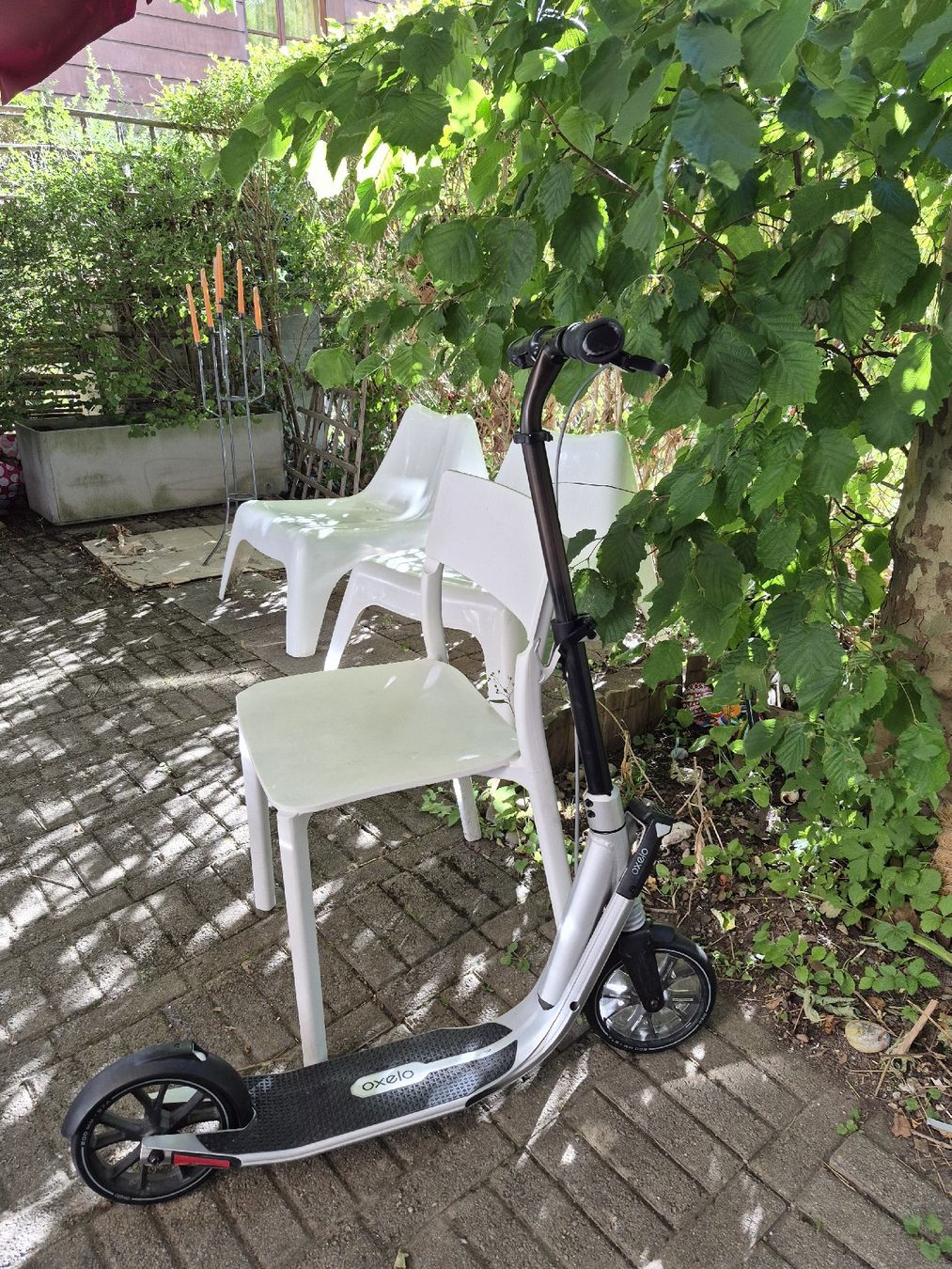 Scooters: Oxelo Scooter Easyfold Town 9 EF Silver – Gebraucht aus Basel von Jaby999