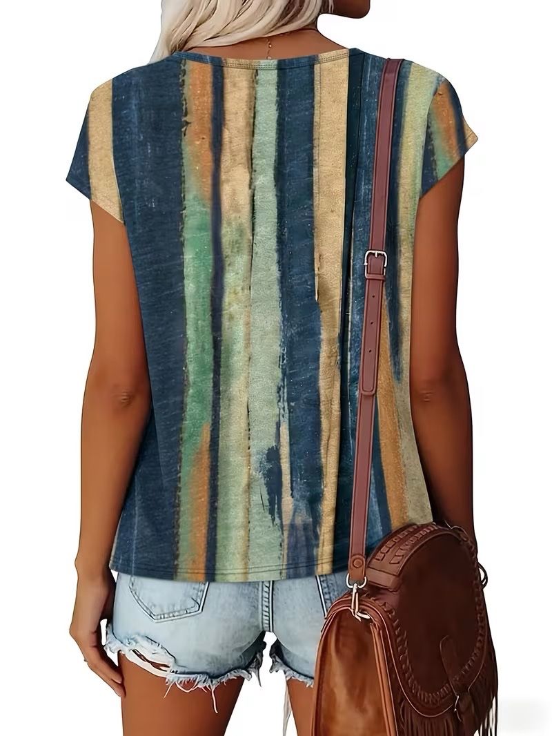 T-shirt: Kurzarm T-Shirt, Basic Shirt mit V-Ausschnitt, Gr. L – Nuovo (secondo la descrizione) da Reinach BL venduto da Sdruefenacht 2