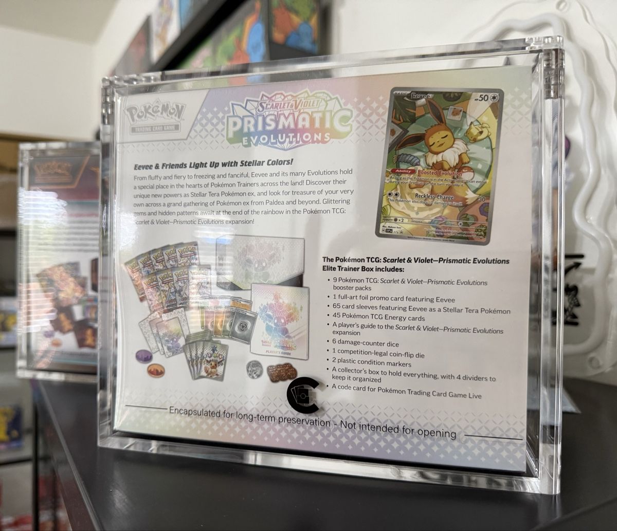 Pokémon Carte collezionabili: Case in acrilico per etb Pokemon - Acrylic case box teca – Nuovo e nell'imballaggio originale da Vacallo venduto da SeriousCollector92 6