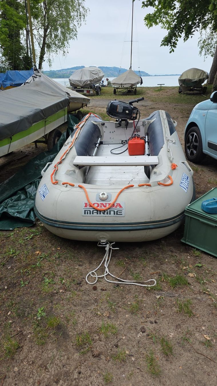 Honda Barche: Schlauchboot Honda Marine mit Aussenborder 4PS gebraucht – Usato da Cordast venduto da ron_r65s
