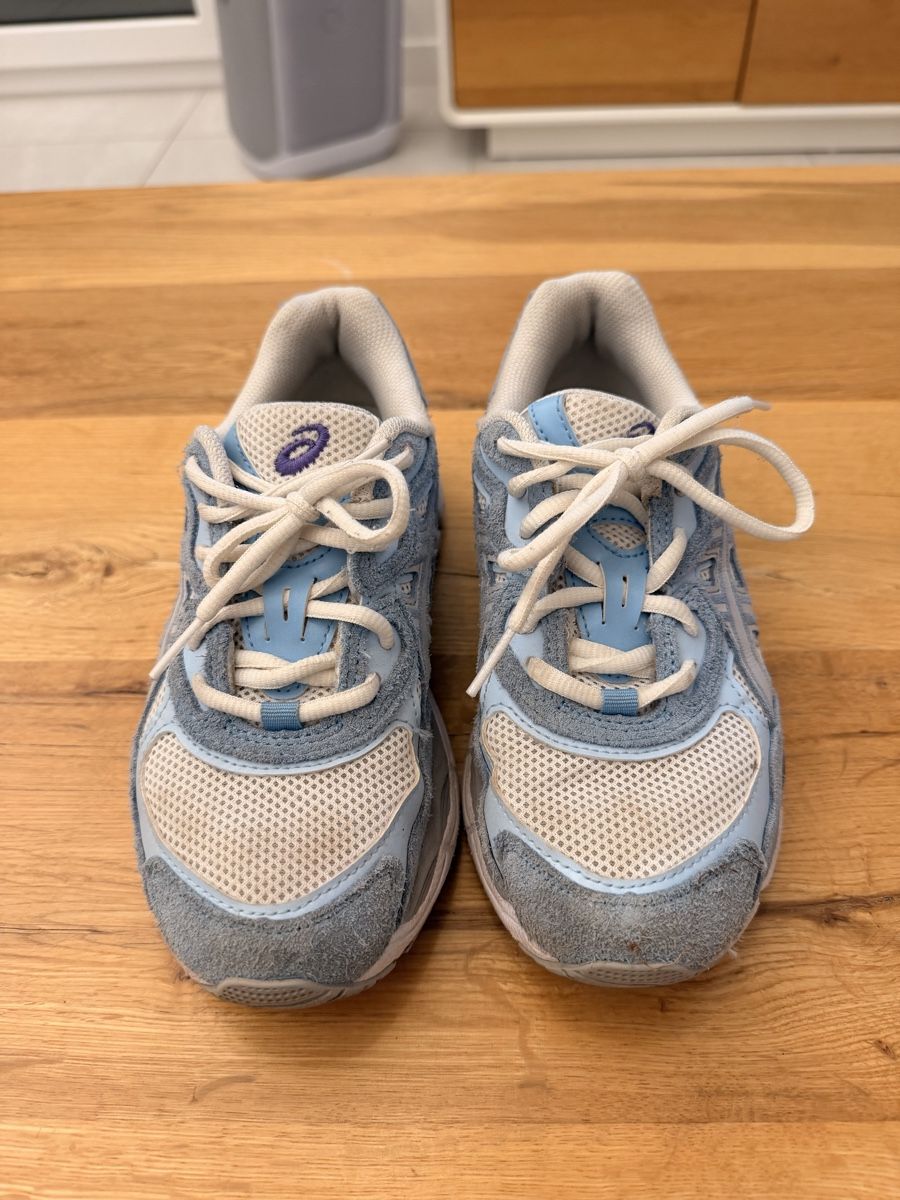Herrenschuhe: Baskets Asics bleu et blanc taille 36 etat correct – Gebraucht aus Bellevue von dol_dfm2 1