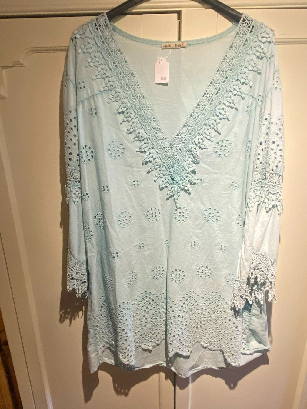 Vestiti: SOMMER BLUSENKLEID,DAMEN--TÜRKIS – Nuovo e nell'imballaggio originale da Meienried venduto da ManuelaBoutique 2