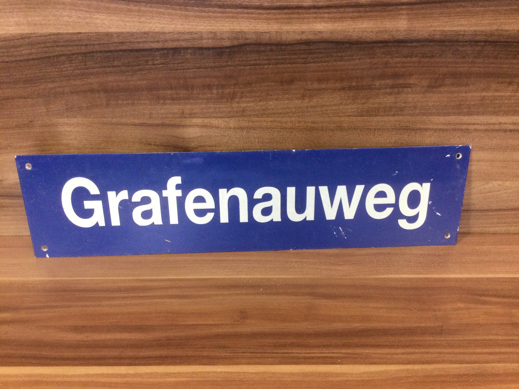 Insegne: Gebrauchtes Strassenschild Grafenauweg – Usato da Wangen SZ venduto da kuriosum12