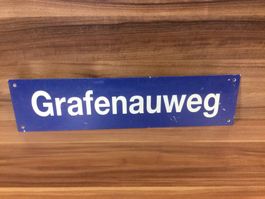 Gebrauchtes Strassenschild Grafenauweg