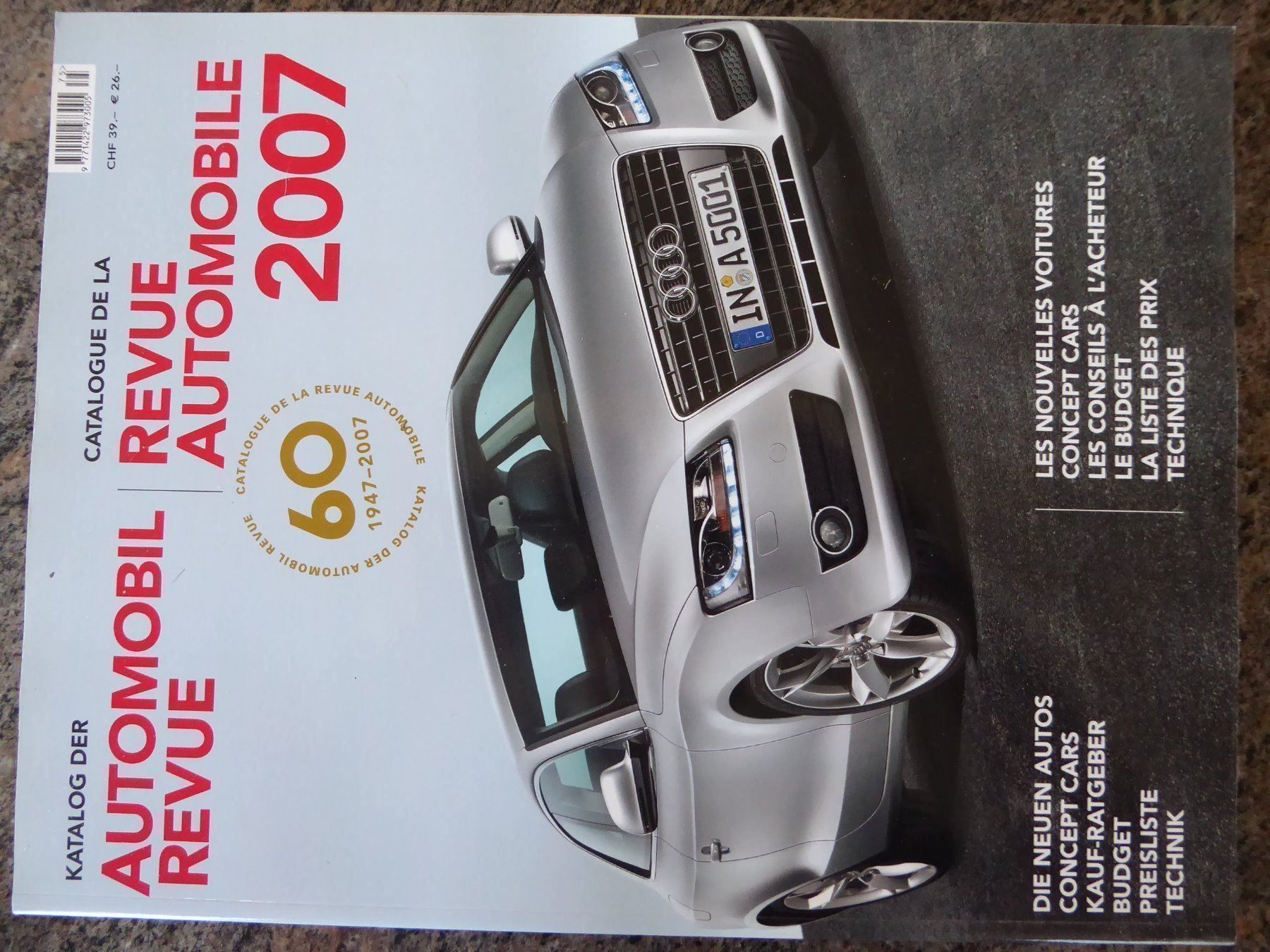 Riviste & Magazine: AUTOMOBIL REVUE KATALOG 2 0 0 7 – Usato da Wilen b. Wil venduto da Rasti2