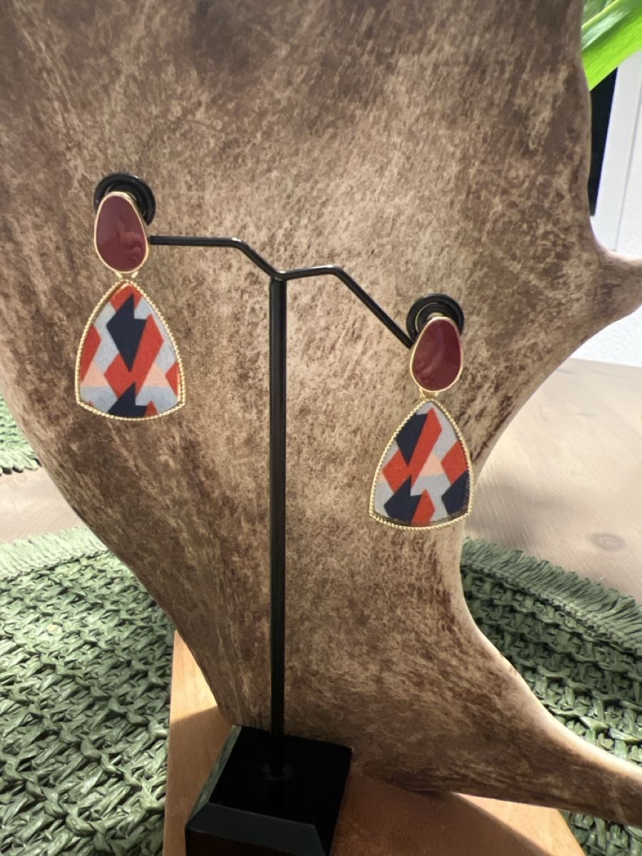 Boucles d'oreille: Trendige Ohrringe mit Muster – Neuf (Voir description) à Seon par Sunny-Schmuck78