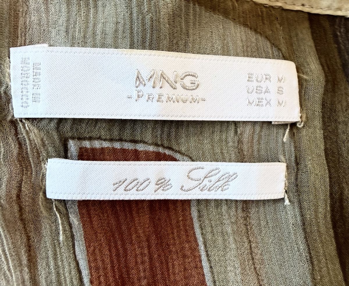 Mango Camicette: Mango Premium 100% Silk Blouse – Usato da Oberwil b. Zug venduto da fis_2wtq 1