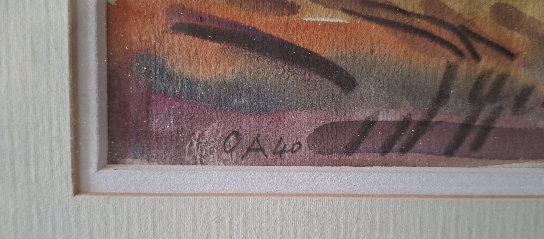 Dipinti: Oskar Althaus, Aquarell, 1908-1965, Schweiz – Usato da Liestal venduto da Abimos 2