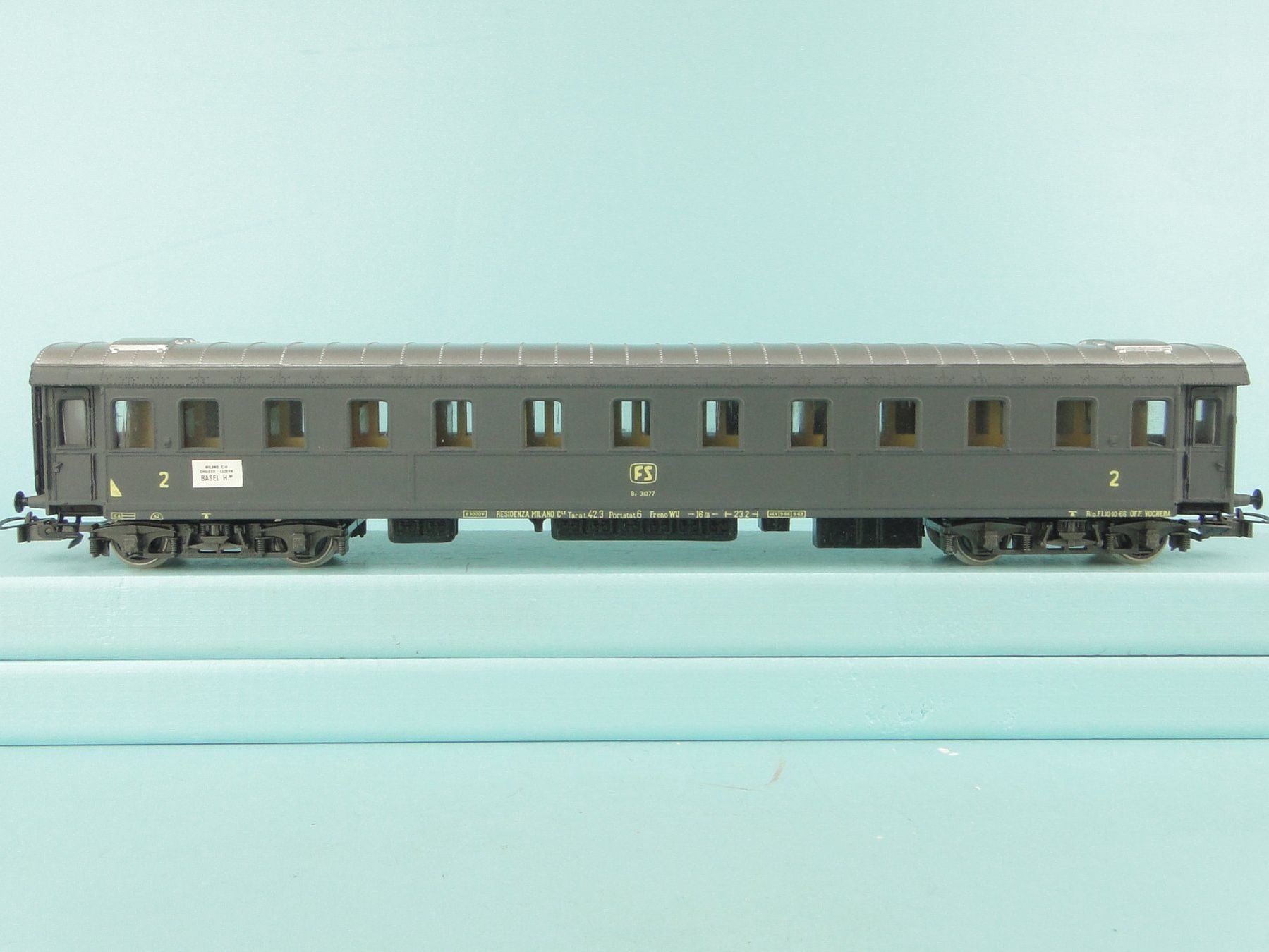 Rivarossi Modellini di ferrovie: Rivarossi H0 FS 31077 Carrozza 2 Kl. – Usato da Bülach venduto da cann11 4