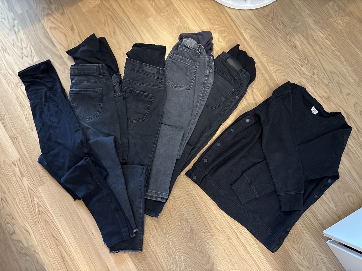 Lotti di vestiti: Schwangerschaftshosen & -pullover Grösse S – Usato da Köniz venduto da daniela175