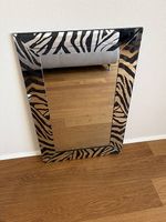 Spiegel mit Zebra-Muster, 60x40 cm