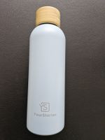 YourStarter Trinkflasche, ovp. neu, hellblau, Holzdeckel!