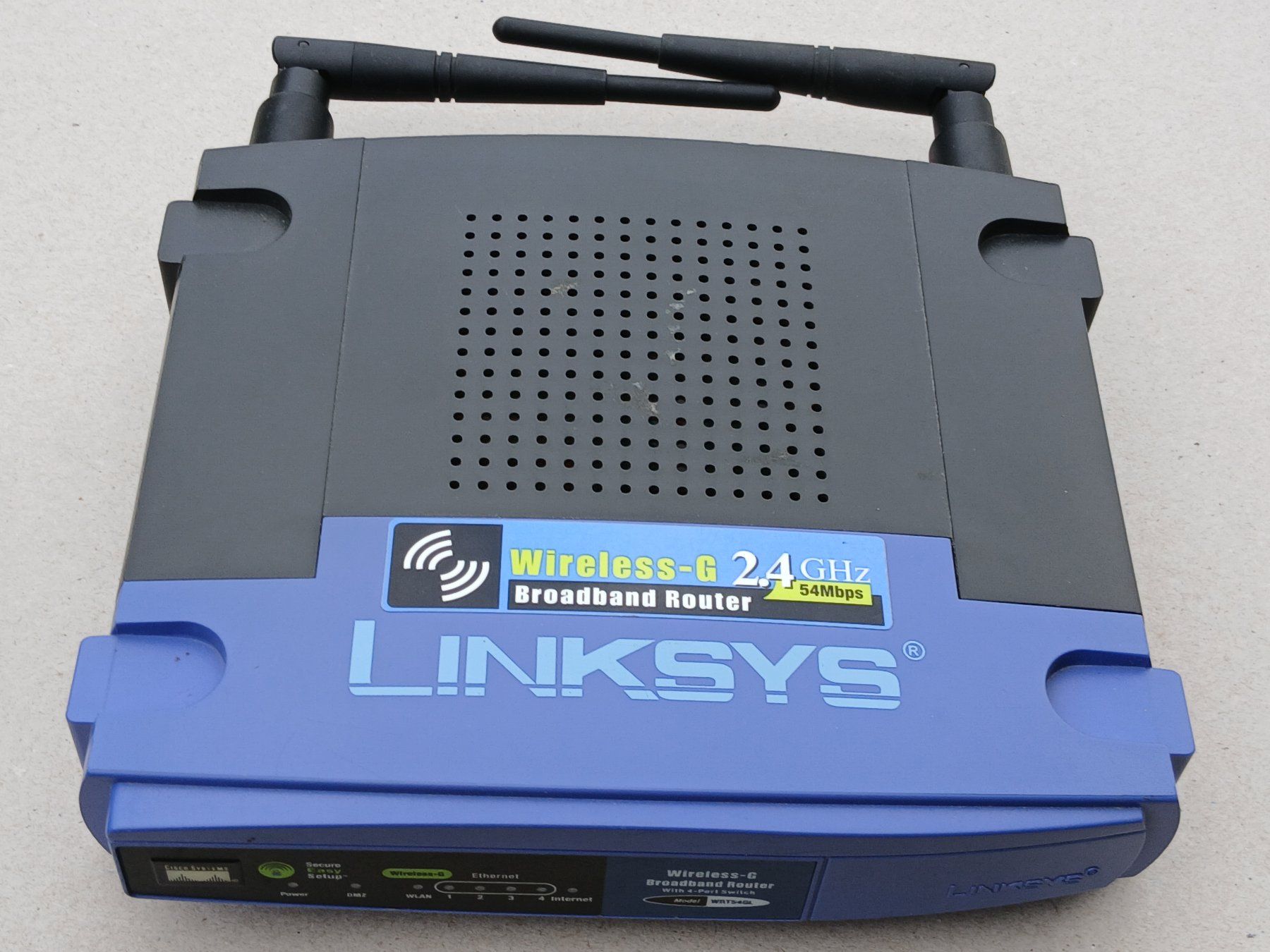 Linksys Modem & Router: WLAN Router Linksys (Cisco) WRT54GL – Usato da Auswil venduto da Rudi60