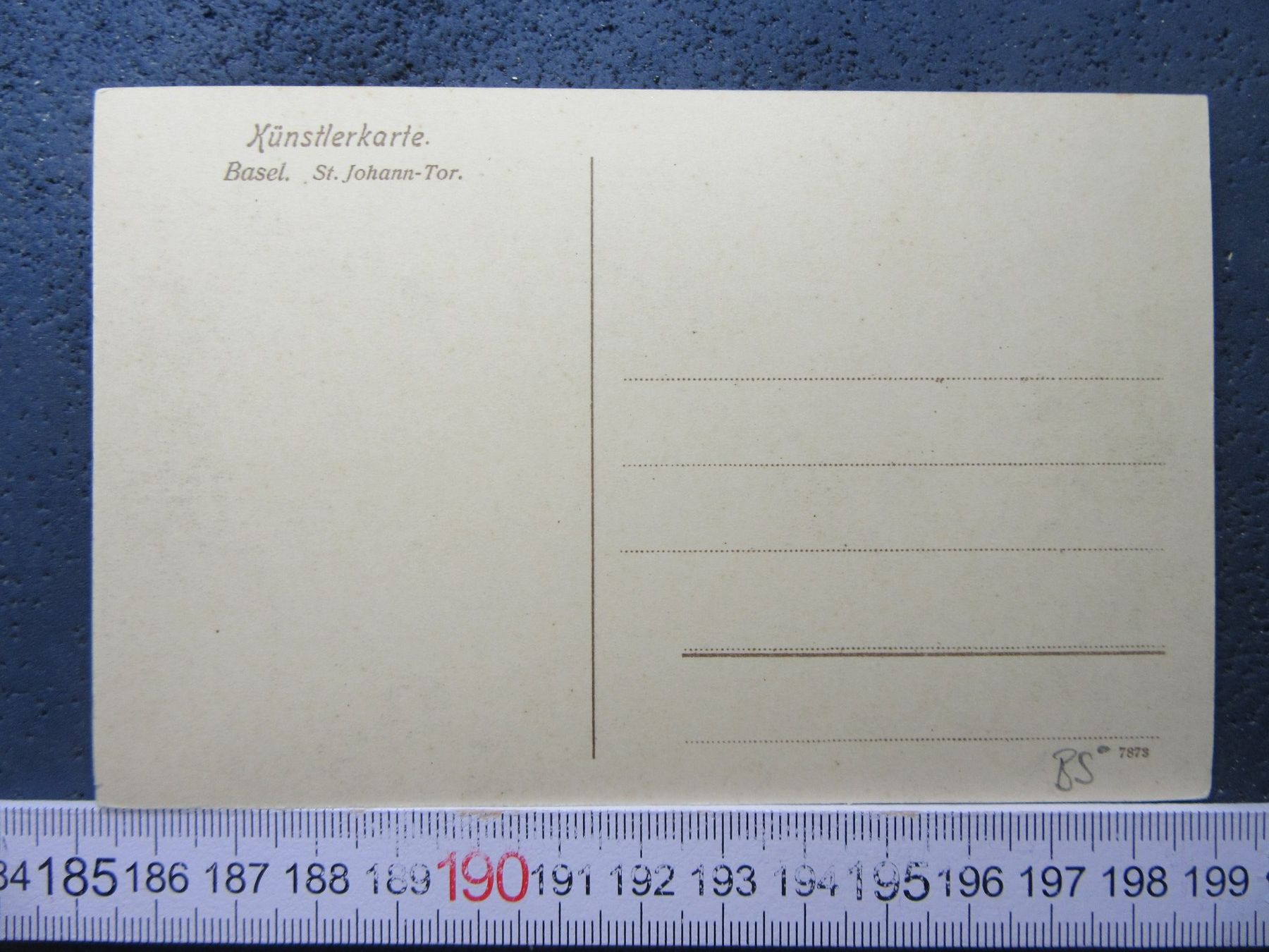 Cartoline postali: BASEL ST.JOHANNTOR KÜNSTLER-AK BS – Usato da Ettingen venduto da Hausi4711 2