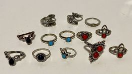 Schmuck Set Ringe Damen 13 Stück