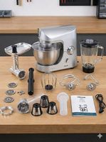 Robot Pâtissier Multifonction Proline  1200W  Kit Complet