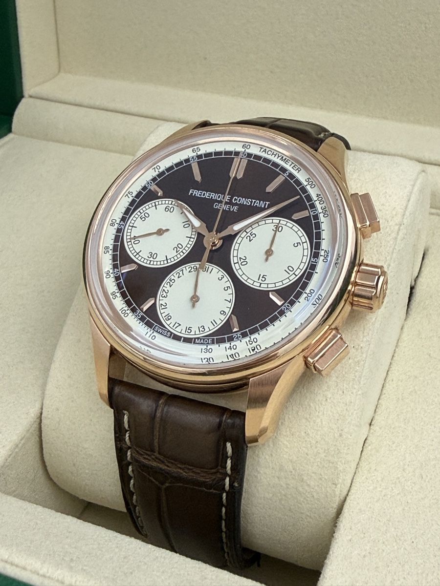 Frederique Constant Montres: Frederique Constant Flyback Chronograph Date – D'occasion à Zürich par watchdealer-24