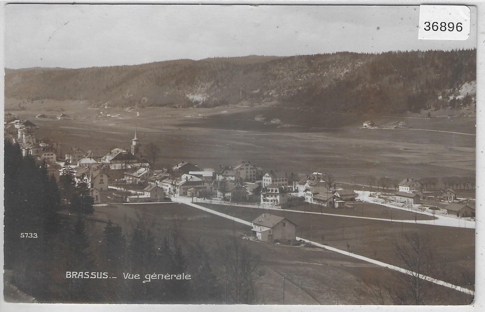 Cartes postales: Brassus - Vue generale – Défectueux à Ettingen par Kartenplanet
