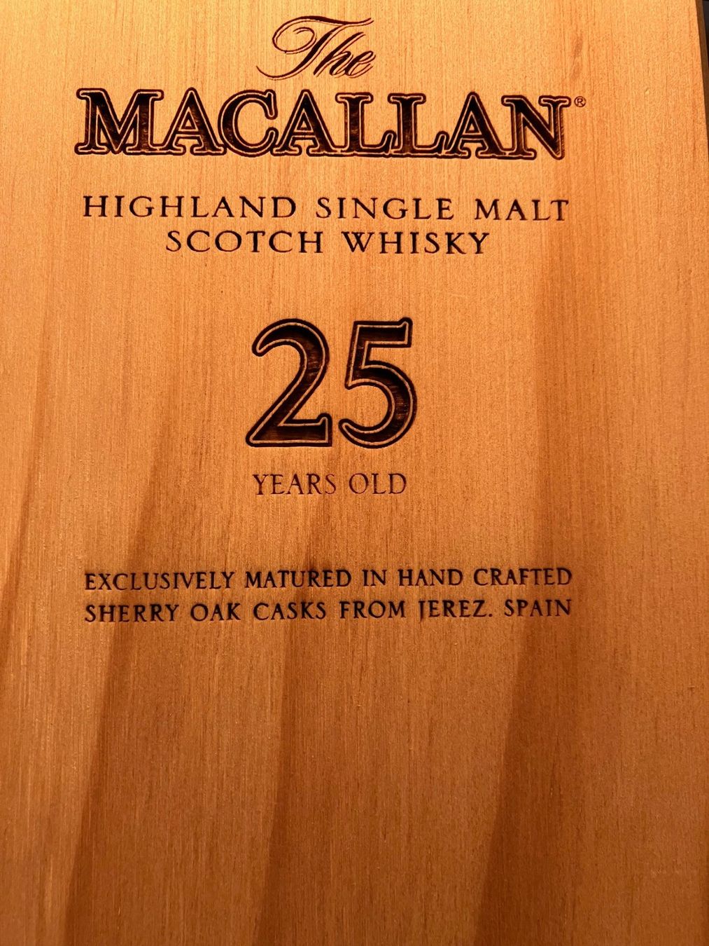 Macallan Spiritueux: Macallan 25 Years Sherry 2011 – Neuf avec emballage d'origine à Aarwangen par concorde58 5