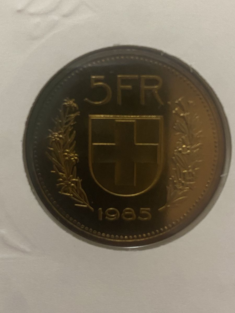Tutti le monete: Numisbrief Neuer 5 Franken 1985 – Nuovo (secondo la descrizione) da Muralto venduto da Alex1912 3